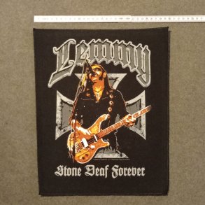 Lemmy - Stone Deaf Forever backpatch