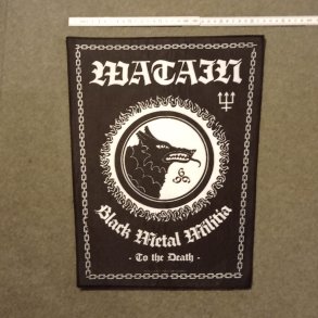 Watain - Black Metal Militia backpatch
