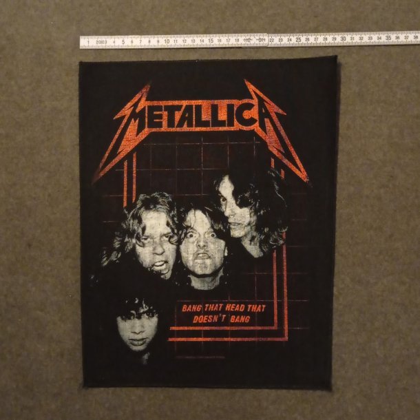 Metallica - Bang That Head That Doesn't Bang backpatch