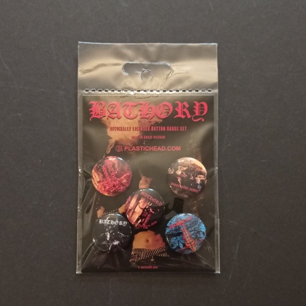 Bathory 5pcs badge set