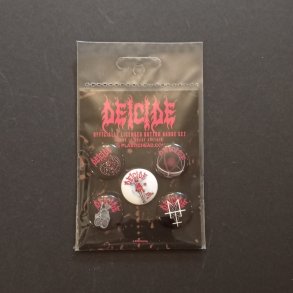 Deicide 5pcs badge set