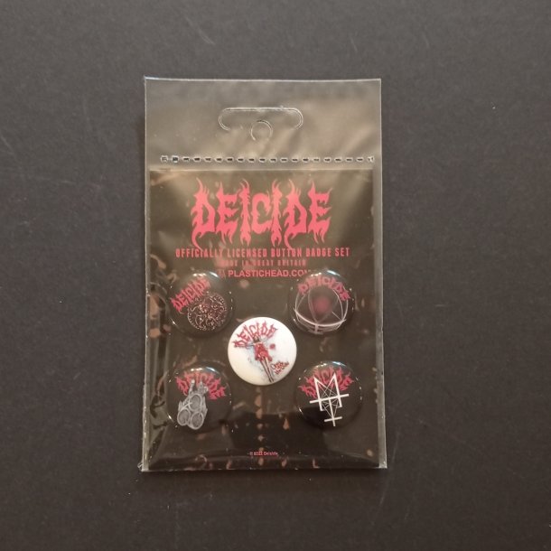 Deicide 5pcs badge set