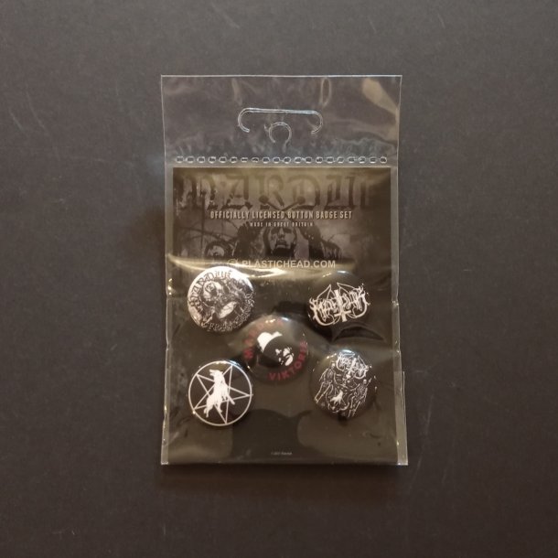 Marduk 5pcs badge set