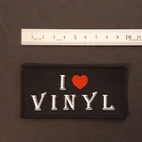 I Love Vinyl patch