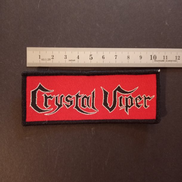  Crystal Viper patch red