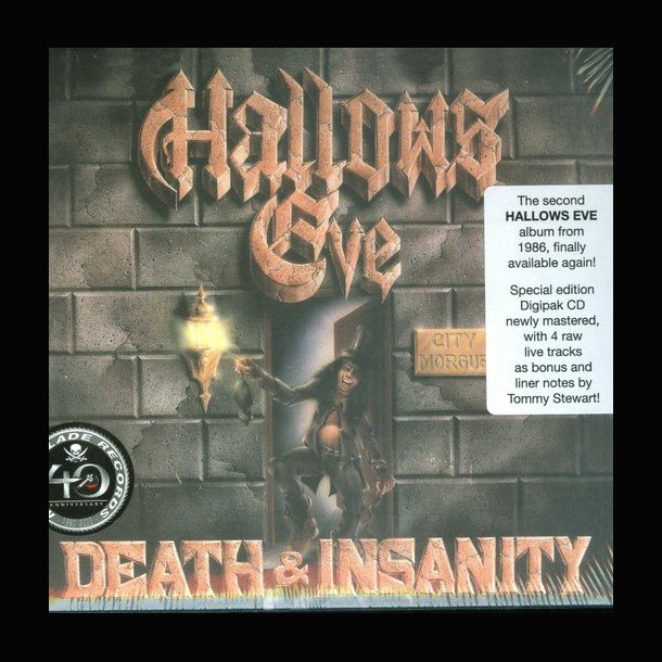 Hallows Eve  Death &amp; Insanity CD