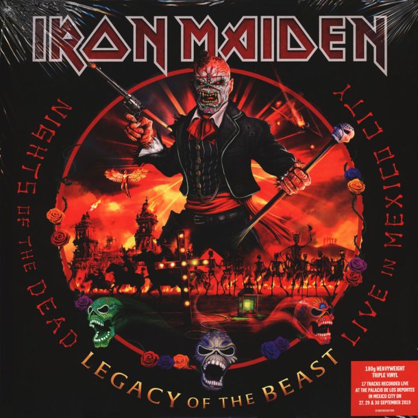 Iron Maiden &lrm; Nights Of The Dead, Legacy Of The Beast: Live In Mexico City 3x12"