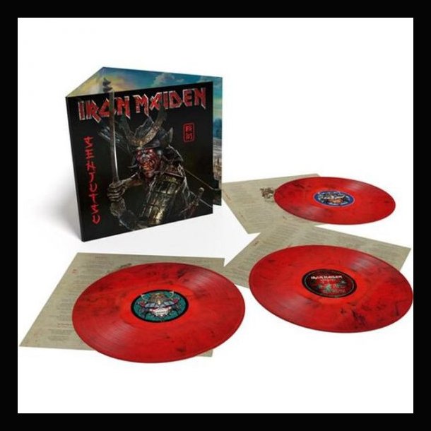 Iron Maiden - Senjutsu 3x12" (red/black)