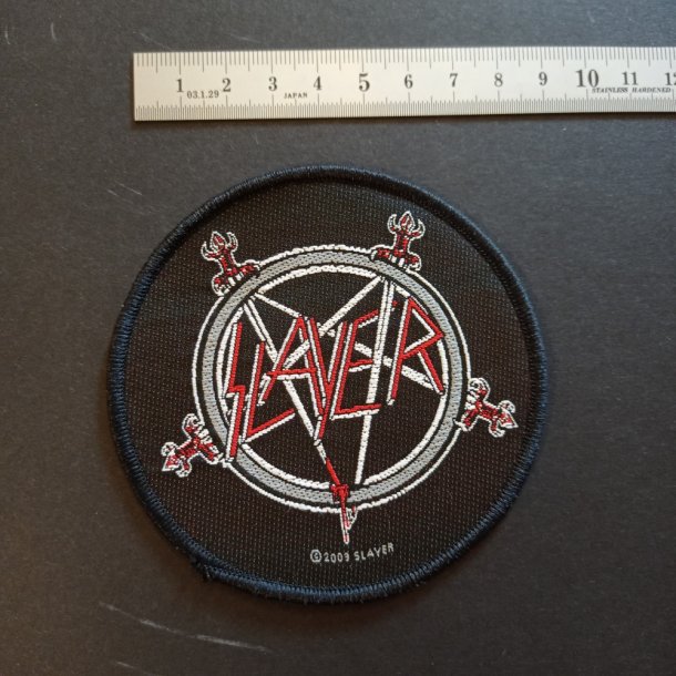  Slayer logo round patch