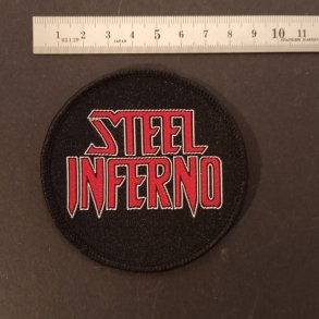 Steel Inferno round logo patch