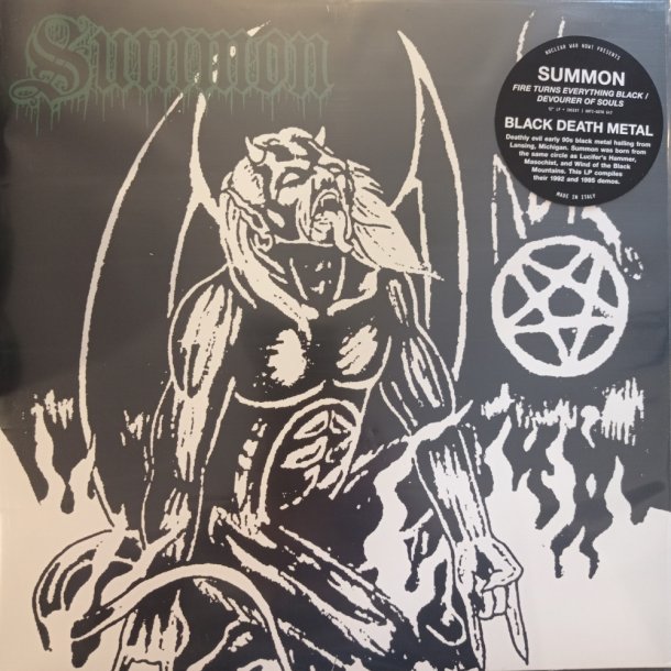 Summon  Fire Turns Everything Black / Devourer Of Souls 12" (Blue/Green)