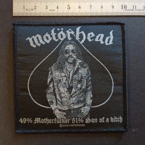 Motrhead - 49% Motherfucker patch