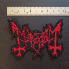 Mayhem cut out logo patch