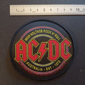 AC/DC round logo patch