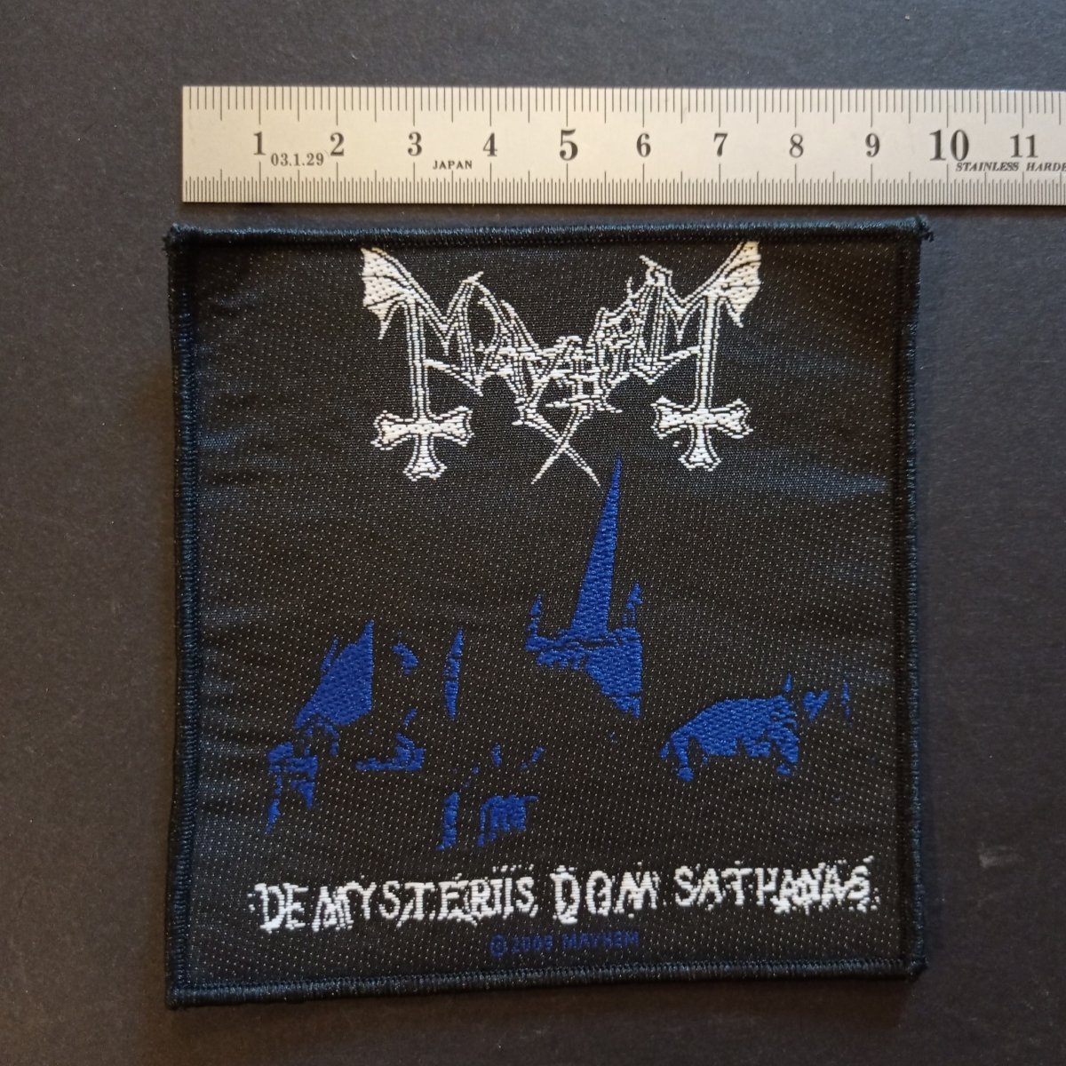 Mayhem - De Mysteriis Dom Sathanas patch - MERCHANDISE - Mephisto