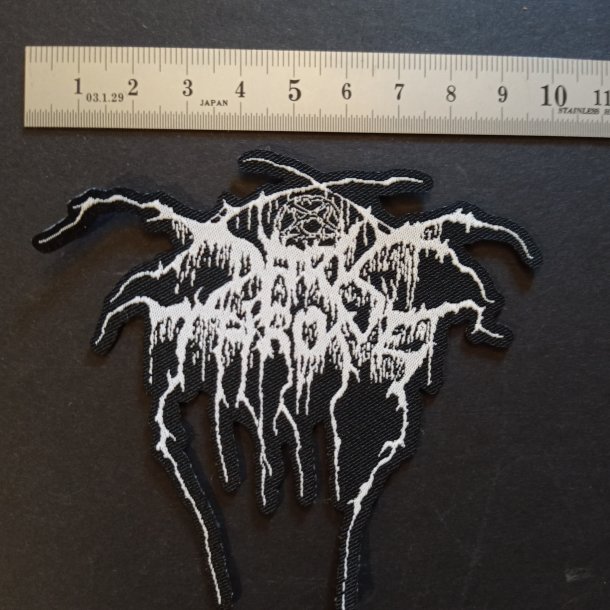 Darkthrone logo cut out patch