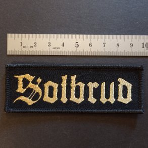  Solbrud gold logo patch