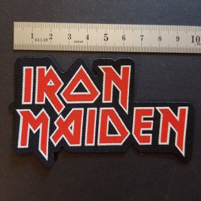 Iron Maiden cut out logo patch
