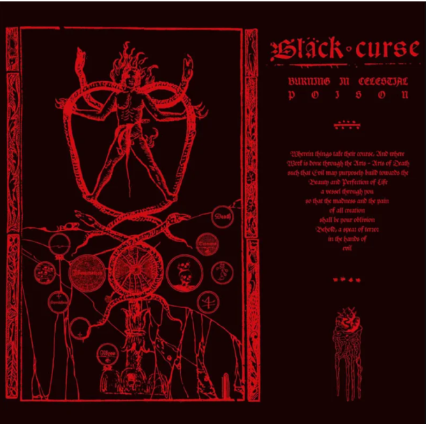 Black Curse - Burning in Celestial Poison CD