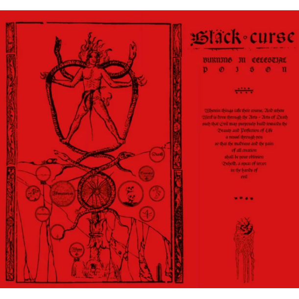 Black Curse - Burning in Celestial Poison CD